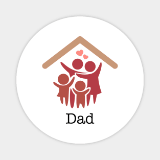 Same Household - Dad Magnet